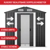 ONBEST Gerätehaus Premium | Metall | mit Fundament | Produktbild-Vorschau 4