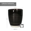 6er Set Coffeeblack Kaffeebecher schwarz 350ml ohne Henkel Produktbild-Vorschau 7