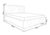 VENASI Glamour Bett Chesterfield 140x200 Samtbett Produktbild-Vorschau 6