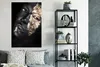 MuchoWow® Poster Frau - Gold - Schwarz 80x120 cm - Produktbild-Vorschau 4