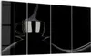 DEQORI Glasbild Echtglas 4x30x60 cm 'Sinnliche Kaffeepause' Produktbild-Vorschau 1