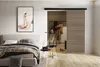 Schuifdeur 80 cm Belor - Schuifdeur met lamellen, design Productafbeelding-voorbeeld 1
