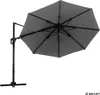 Alu Ampelschirm 360cm grau Produktbild-Vorschau 10