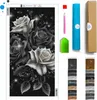 Haft diamentowy ARTULIO - Czarno-białe róże - 80 x 40 cm - Podgląd zdjęcia produktu 2