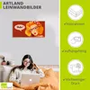 ARTland Leinwandbild Freundliches Hallo Größe: 40x20 cm Produktbild-Vorschau 3