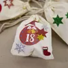 Oblique Unique 24 Adventskalender Sticker Zahlen Aufkleber Produktbild-Vorschau 2