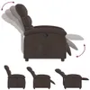 vidaXL Relaxsessel Dunkelbraun Stoff Produktbild-Vorschau 6