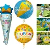 Oblique Unique 2x Schulkind + Zuckertüte Folien Luftballons Produktbild-Vorschau 1