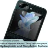 A close-up of a smartphone case with a screen protector, showing a floral image on the screen. Anteprima dell’immagine prodotto