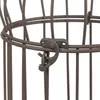 Dekorativer Vogelkäfig 2er Set aus Metall antik braun im Produktbild-Vorschau 6