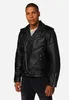 Herren Lederjacke Bikerjacke Ricano BRANDO Nappa – Schwarz Produktbild-Vorschau 1