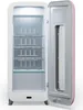 An open, empty wine cooler with shelves. Produktbild-Vorschau