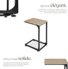Table d’appoint Erie 40x30x63cm - Bois clair industriel, Voir les images du produit 3