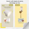 ZMH Applique murale LED Blanc 2 PERSONNES Lampe murale Voir les images du produit 2
