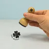 Kleeblatt Viel Glück! Holzstempel Produktbild-Vorschau 5