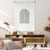 MuchoWow® Wandteppich Wandbehang Kunst - Bogen - Schwarz - Produktbild-Vorschau 6
