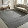 Teppich Wohnzimmer Schlafzimmer Modern Hoch&Tief Bordüre Produktbild-Vorschau 2