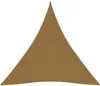 The Living Store Sonnensegel 160 g/m² Taupe 4x4x4 m HDPE Produktbild-Vorschau 1