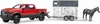 Bruder RAM 2500 Power Wagon met paardentrailer en 1 paard; Productafbeelding-voorbeeld 11