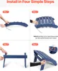 SucceBuy Adirondack-Ottomane, faltbar, HDPE, 18,7 x 18,9 x Produktbild-Vorschau 4