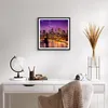 Gerahmtes Poster - Schwarzer Rahmen - New york nacht Produktbild-Vorschau 6