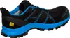A side view of a black and blue safety shoe against a white background. Náhľad obrázku produktu