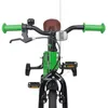 vidaXL Kinderfahrrad 14 Zoll für 3-5 Jahre alt Grün Produktbild-Vorschau 5
