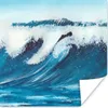 MuchoWow® Poster Golf - Meer - Aquarell 75x75 cm - Wand Produktbild-Vorschau 1