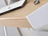Biurko minimalistyczne RENO - białe / dąb sonoma Podgląd zdjęcia produktu 5