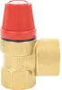 A brass safety valve with a red adjustment knob. Anteprima dell’immagine prodotto