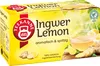 TEEKANNE Ingwer-Lemon  20 Btl. à 1,75g Produktbild-Vorschau 1