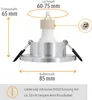 SSC-LUXon BEDA Einbau Downlight IP65 Deckenlampe - inkl. Produktbild-Vorschau 7