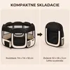 IvoQ Skladací výbeh pre šteňatá so strieškou – 114 x 114 x Náhľad obrázku produktu 5