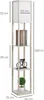 Stojací lampa HOMCOM s 3 policemi, E27 do 40 W, E1-MDF, dub Náhled obrázku produktu 3
