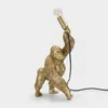 Mauro Ferretti Gorilla stolní lampa E14 22,5x16x40 cm zlatá Náhled obrázku produktu 13