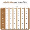 BOOGARDI Zaunelement Haselnuss · 140x200cm (Lattenabstand Produktbild-Vorschau 7
