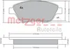 METZGER Bremsbeläge Satz Vorne passend für PEUGEOT 207 (WA, Produktbild-Vorschau 4