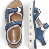 Scarpa da allenamento Rieker blu Anteprima dell’immagine prodotto 53