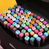 Doppelseitige Alkoholmarker 100 Farben mit Tragetasche Produktbild-Vorschau 13