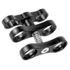 Three black aluminum alloy ball clamps for camera mounting, shown against a white background. Produktbild-Vorschau