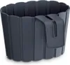 NABBI Kunststoff Balkonkasten DDEZ200 19,4 cm - Anthrazit Produktbild-Vorschau 1