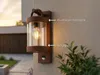 LED Landhausstil Außenwandleuchte Rostoptik mit Produktbild-Vorschau 3