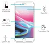 A smartphone screen protector is shown with various features highlighted by text and icons. Produktbild-Vorschau