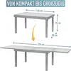 Gartentisch Balkontisch Esstisch Ausziehbar 135 - 270 cm Produktbild-Vorschau 2
