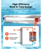 SucceBuy Schwimmbad-Wärmetauscher 105,5 kW, Edelstahl Produktbild-Vorschau 5