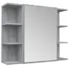 vidaXL Armoire de toilette Gris Sonoma 80x20,5x64 cm Bois Voir les images du produit 1
