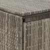 vidaXL Mülltonnenbox für 2 Tonnen Grau 140x80x117 cm Poly Produktbild-Vorschau 5