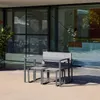 Set tavolo da giardino incastrabile in acciaio e textilene Anteprima dell’immagine prodotto 8