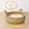 PawHut Katzenbett Rattan Katzenhöhle Katzenkorb mit Produktbild-Vorschau 3