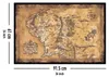 Pán prstenů Plakát Středozemě Mapa (74) Náhled obrázku produktu 5